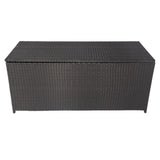 ZNTS Outdoor Storage Box, 113 Gallon Wicker Patio Deck Boxes with Lid, Outdoor Cushion Storage Container 62965331