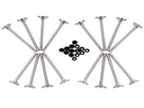 8x Intake Valves & 8x Exhaust Valves for VW Passat Beetle Audi Seat Leon 2.0 TDI 03L109601 03L109611 32822582