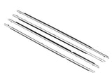 4 Pcs Chrome Front Rear Door Belt Moulding SET FIT For Toyota Camry 2002-2006 75710-33080 69946121
