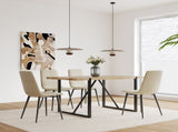 Dining Chairs Set of 4,Modern Kitchen Dining Room Chairs,Upholstered Dining Accent Chairs in linen W3732P369034
