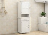 Double Door Narrow Height Slim Floor Standing Cabinet 72104839