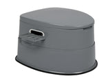 Portable Toilet with Non-slip Mat Grey 56598783