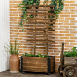 ZNTS Wooden Planter、Flower shelf 67053881