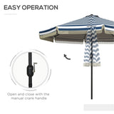 ZNTS Outdoor beach umbrella / Sun Umbrella （Prohibited by WalMart） 83904328