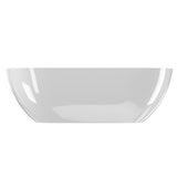 59" Freestanding Solid Surface Bathtub, Luxury Man-made Stone Resin Freestanding Soaking Bathtub W1573142950