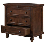 U_STYLE 3-Drawer Storage Wood Cabinet, End Table with Pull out Tray WF319367AAD