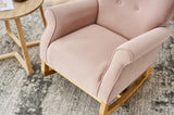 Baby Room High Rocking Chair Nursery Chair , Comfortable Rocker Fabric Padded Seat ,Modern High W1361137249