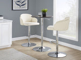 Adjustable Contemporary Bar Table in Brown B202P223291