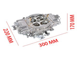 Brand New Aluminum Race Carburetor with Mechanical 750 CFM 4-Barrel Square Bore Dual Replaces for 61298020