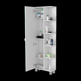 Los Angeles Linen Cabinet, Mirror, Five Shelves B128P148739