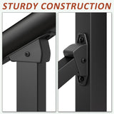 Hand Rails for Outdoor Steps, 4-5 Step Handrail 2 Pack T3210P298174