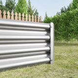 Raised Garden Bed Kit - Metal Raised Bed Garden 7.6x3.7x0.98ft for Flower Planters, Vegetables Herb 30888205