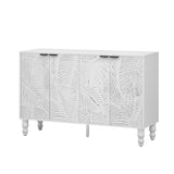 U-Can 47.2'' Modern TV Stand, Entertainment Center Media Console with 2 Spacious Storage Space, N724P233372K