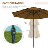 Cantilever Tilt Offset Patio Umbrella 37882213