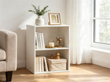 2-Cube Open Bookshelf, Freestanding Engineered Wood Storage Organizer, Vertical & Horizontal 41909889