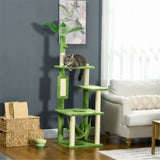 ZNTS Wooden Cat House/Cat Trees /Cat Climbing Tower （Prohibited by WalMart） 36782883