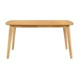 Natural Oak Finish Dining Table 1pc Casual Look Wooden Dining Kitchen Furniture B011P255727