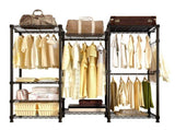 Wire Garment Rack Heavy Duty Clothes RackCloset Organizer Metal Garment Rack Portable Clothes 61970875