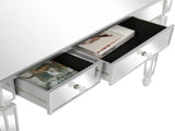 3-Drawer Mirrored Modern Style Dressing Table Entryway Table 41.73*14.96*29.92in Silver 90756593