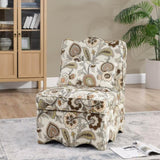 Flannel single dining chair with soft seat cushion and backrest, no armrests, matching pillow can be W487P221667