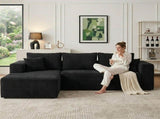96" Modular Sectional Sofa with L-Shape Chaise,Sectional Couches for Living Room&Home Office,DIY W6263P547507