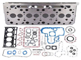 Cylinder Head & Full Gasket Set for Bobcat BL470 BL575 S175 T190 Kubota V2003 72351141