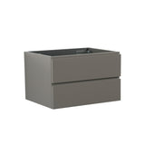 Alice-36W-102,Wall mount cabinet WITHOUT basin,Gray color, With two drawers, Pre-assembled W1865110046