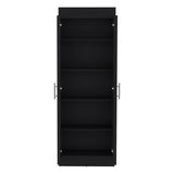 Pantry Cabinet Clinton, Kitchen, Black B092142839