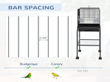 Bird Cage Starter Kit with Detachable Rolling Stand 34666115