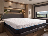 Copper Infused 12 Inch Plush Memory Foam Short Queen Mattress B047P608313