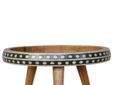 Artisan Furniture Solid Wood Small Dotted End Table B182P280769