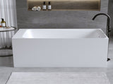 51'' Solid Surface Matte Tub, Freestanding Solid Surface Resin Stone Bathtub, Solid Surface Matte 17646220