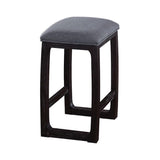 Weathered Espresso and Grey Counter Height Stool B062P189106