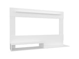 Beijing Floating Entertainment Center, One Superior Shelf, Two Shelves, Space For Tv, White B070P337163
