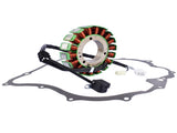 Stator And Gasket Fits for Yamaha V-STAR 1100 XVS1100 CLASSIC 2000-2009 JM3831ST176CK 07676132