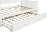 Twin Size Wood Daybed with Twin Size Trundle WF295566AAK