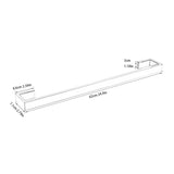 8-Pieces Brushed Nickel Bathroom Accessories Set, Stainless Steel Bathroom Hardware Set, Bath Towel W1932P156235