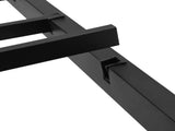 King Size Metal Platform Bed Frame with Wooden Headboard and with Footboard USB,Charging Station,2 W311P167048