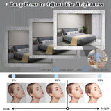LED Crystal Mirror Light With Dimmable Lights W1340119591