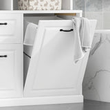 Bathroom Storage Cabinet with Tilt-Out Hamper, 70.9'' Tall Free Standing Organizer with Drawers & 75805868