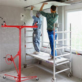 16FT Drywall Lifter Panel Hoist Jack Rolling Caster Construction Lockable 150lbs 35385142