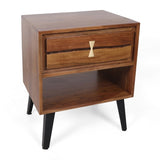 ZNTS 19.5x15.5x21.5" Asther Bedside Table W2078P174927