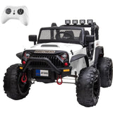 Large Wheels 2 Seater Kids Electric Car Powerful Electric Ride On Truck w/Remote Control, 2 Speeds, 23918294