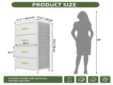4 Drawers Dresser for , Fabric Storage Dresser, Organizer Unit for Living Room, Hallway, Closets 84260827