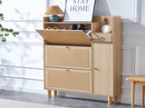 Modern minimalist storage cabinet, Japanese rattan shoe cabinet, bed top cabinet, small home W1151P147199