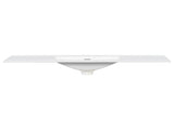 48" Resin Basin for Bathroom, with Undermount Rectangular Double Sinks, 8 inch Faucet Holes, N725P546919K