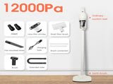 White folding handheld vacuum cleaner with four in one blowing, suction, charging, and suction 32314572