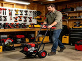 Heavy duty manual truck double handles 330 lb steel trolley for moving heavy platform truck 90186658
