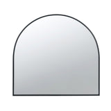 33" x 31" Arched Decorative Accent Mirror with Iron Metal Frame, Wall Deor for Bathroom, Bedroom, W2078P195624