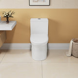 1.1/1.6 GPF Elongated Comfort Height Super Quite Flushing Floor Mounted One-Piece Toilet, CUPC B2724P246931